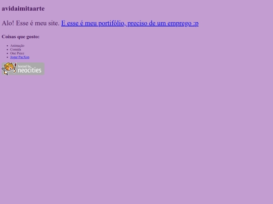 Meu site screenshot