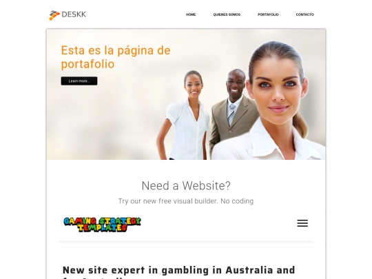 intentoweb/portafolio screenshot