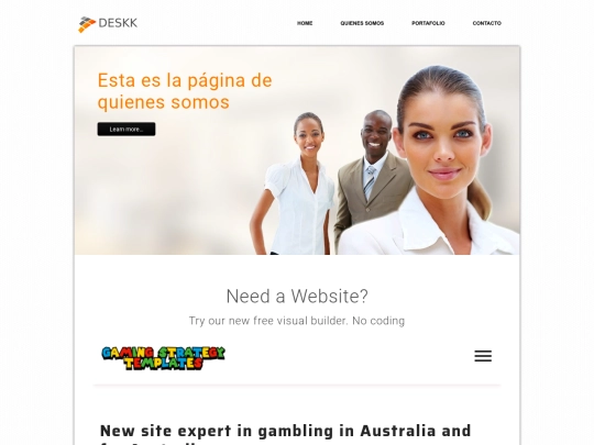intentoweb/quienes screenshot