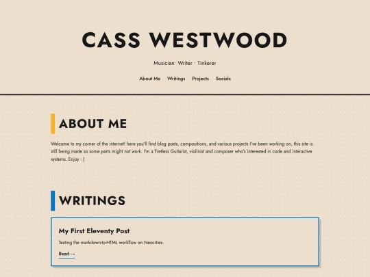 index screenshot