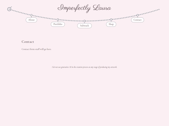 Artisanal Contemplations/contact screenshot