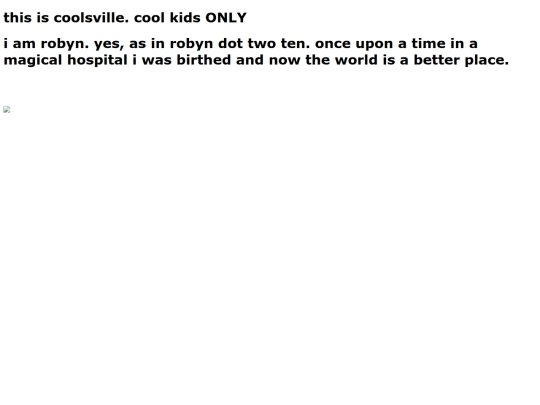website/robyncoolsville screenshot