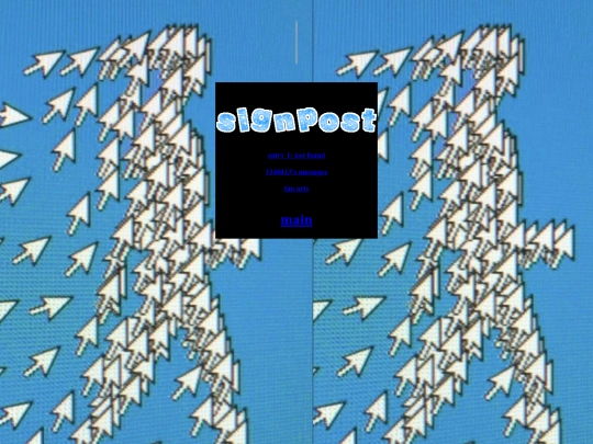 signpost screenshot