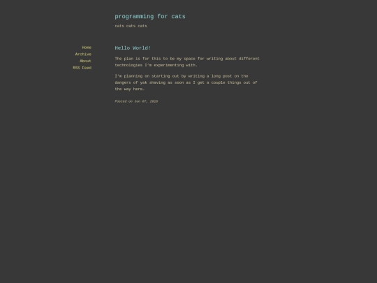 hello-world screenshot