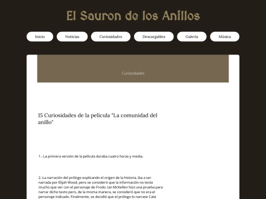 curiosidades screenshot