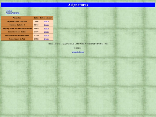 Practica1/asignaturas screenshot