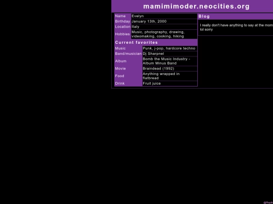 links screenshot
