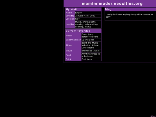 profile screenshot