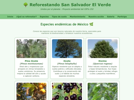especies screenshot