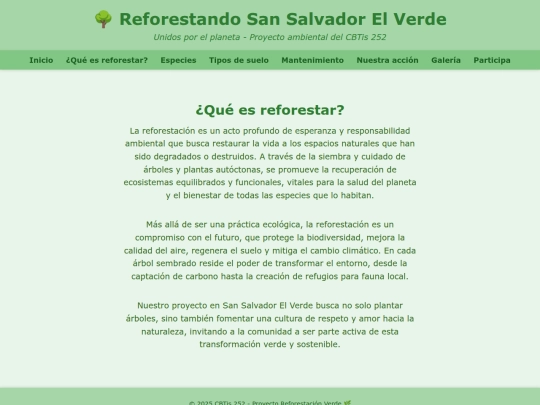 reforestacion screenshot