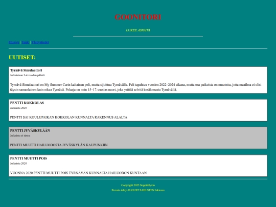 index screenshot