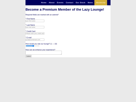 form screenshot