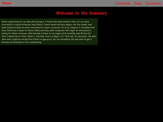 summary screenshot