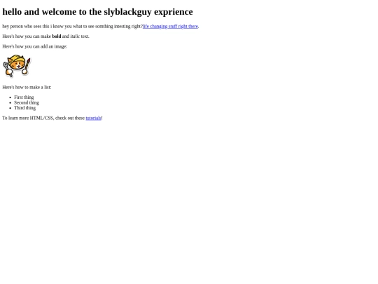 index screenshot