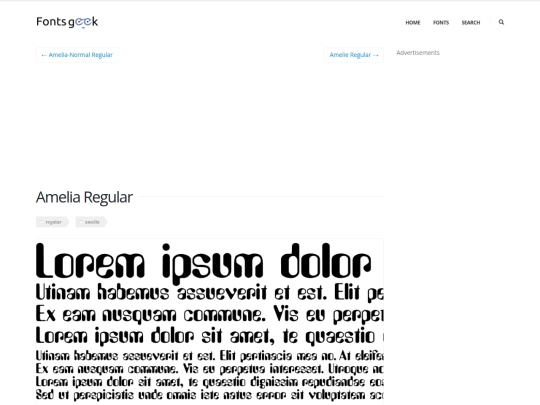 Amelia Regular/readme screenshot