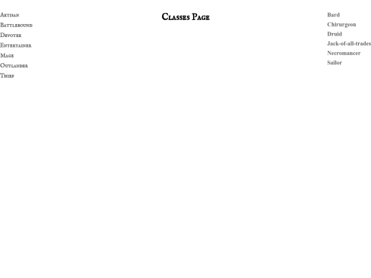 classes-home screenshot