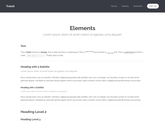 elements screenshot