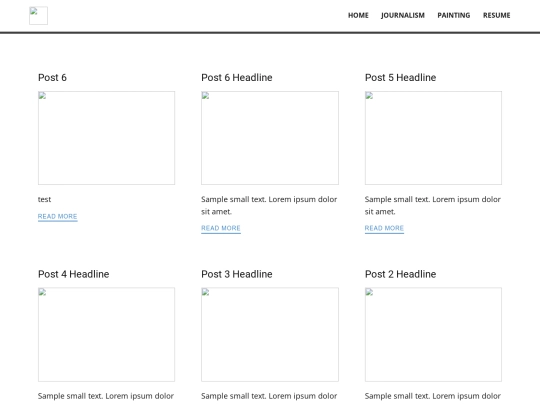 blog screenshot
