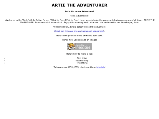 index screenshot