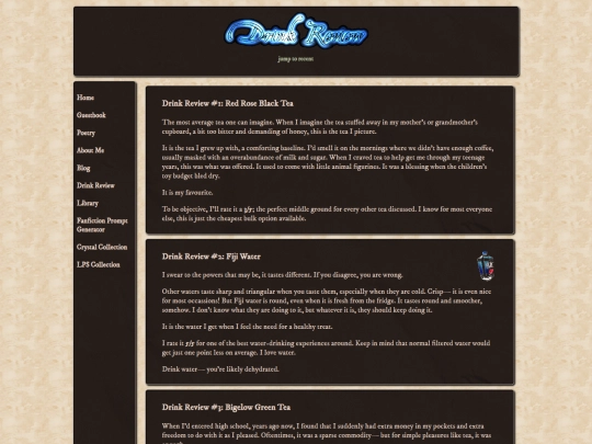drinkreview screenshot