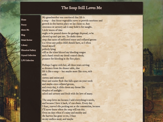 poetry/the-soup-still-loves-me screenshot