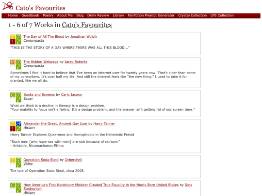 web-favs screenshot