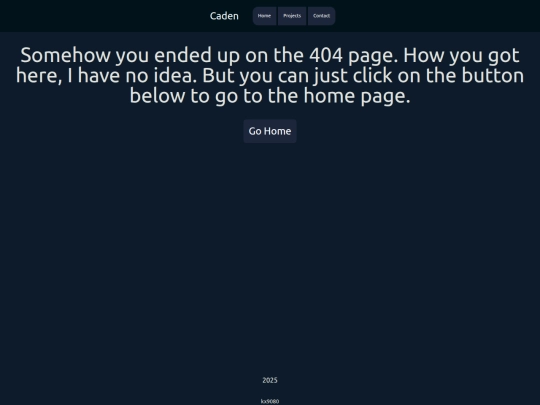 error screenshot