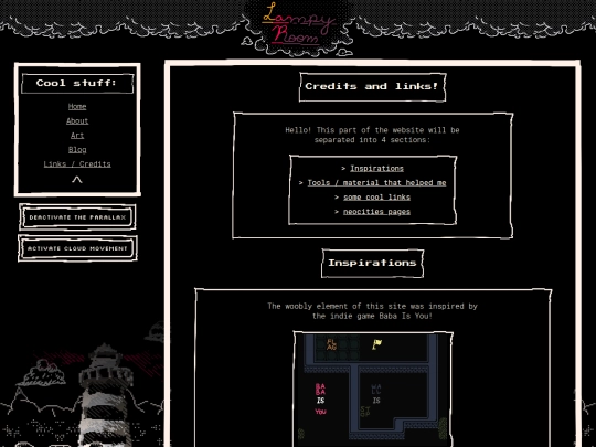 links_credits screenshot
