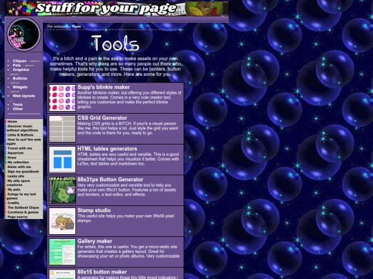 stuff/tools screenshot