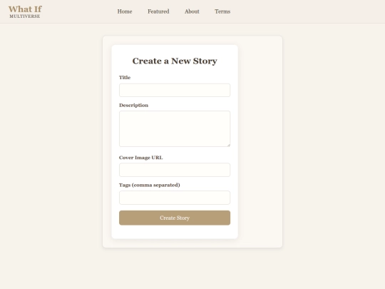 create-story screenshot
