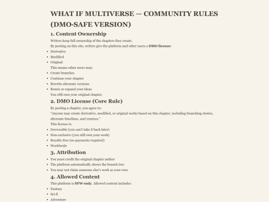 terms screenshot