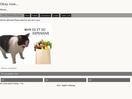 page/testpage screenshot
