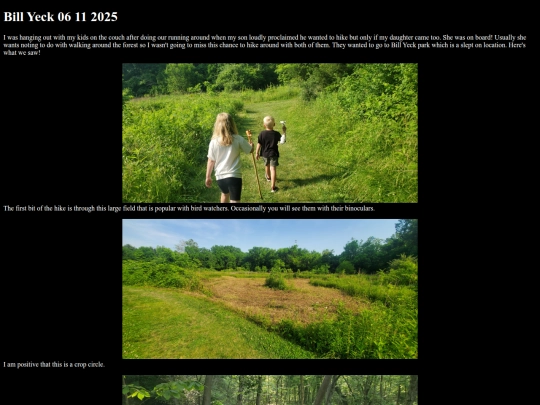 Adventures/BillYeck06112025 screenshot