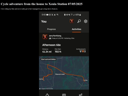 Adventures/HometoXenia07052025 screenshot