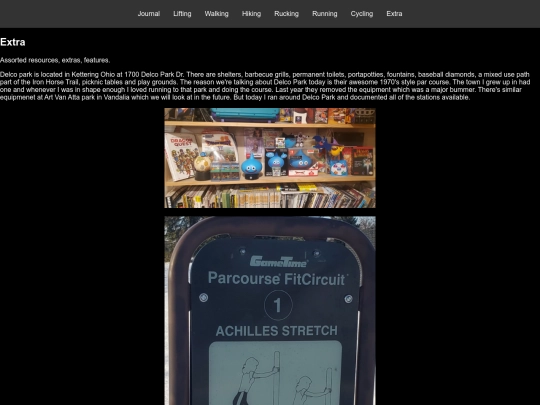 Fitness/parkinfo/delcoparkparcourse screenshot