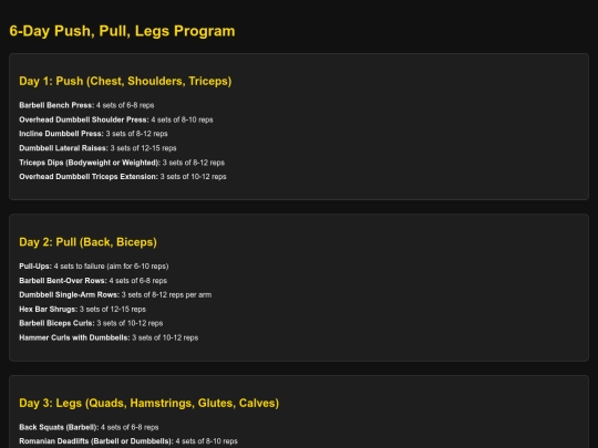 Fitness/pplChatGPTroutine screenshot