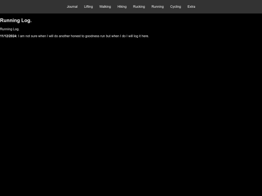 Fitness/running screenshot