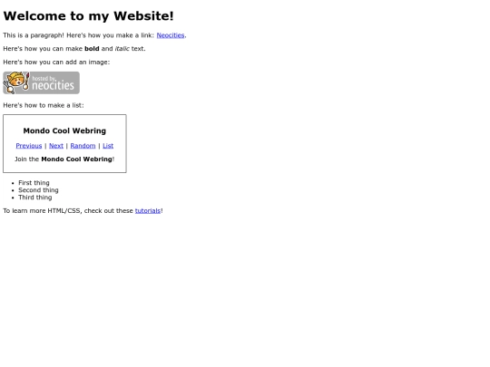 MondoCoolWebring/test screenshot