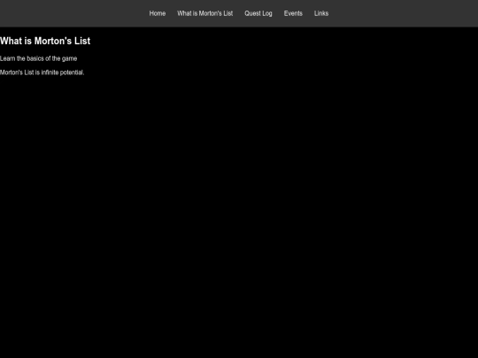 MortonsList/what screenshot