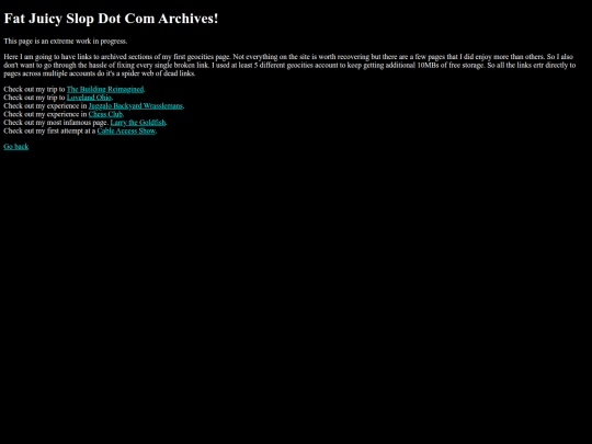 Shrines/FJSarchive/FJSArchiveIndex screenshot