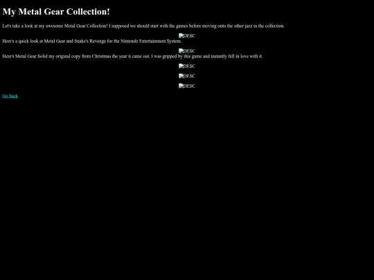 Shrines/MetalGearCollection screenshot
