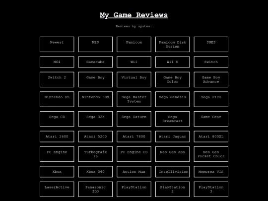 Test pages/VideoGameReviews/reviewhub screenshot