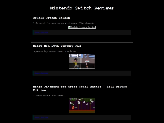 Test pages/VideoGameReviews/switchreviews screenshot