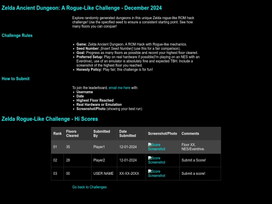 Test pages/ZeldaAncientDungeonChallenge screenshot