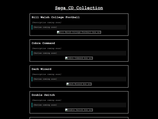 Test pages/gamecollection/segacd screenshot