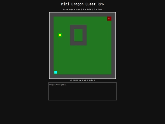 Test pages/games/mini_dragon_quest_rpg-1 screenshot