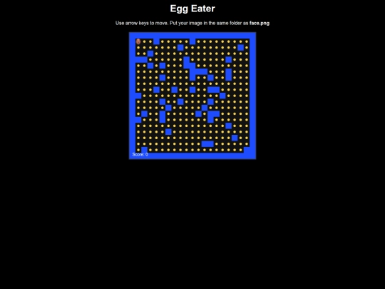 Test pages/games/pacman screenshot