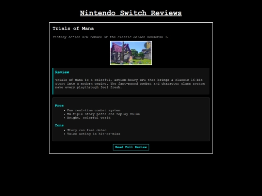 Test pages/reviewtemplatetest screenshot