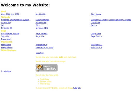 Test pages/testvideogamemenut screenshot
