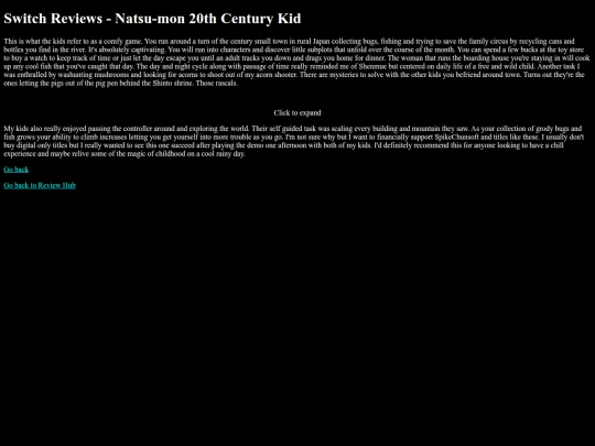 videogames/switch/Natsumon20thCenturyKid screenshot